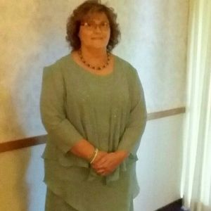 Grandmother's dress worn to granddaughter 's weddi